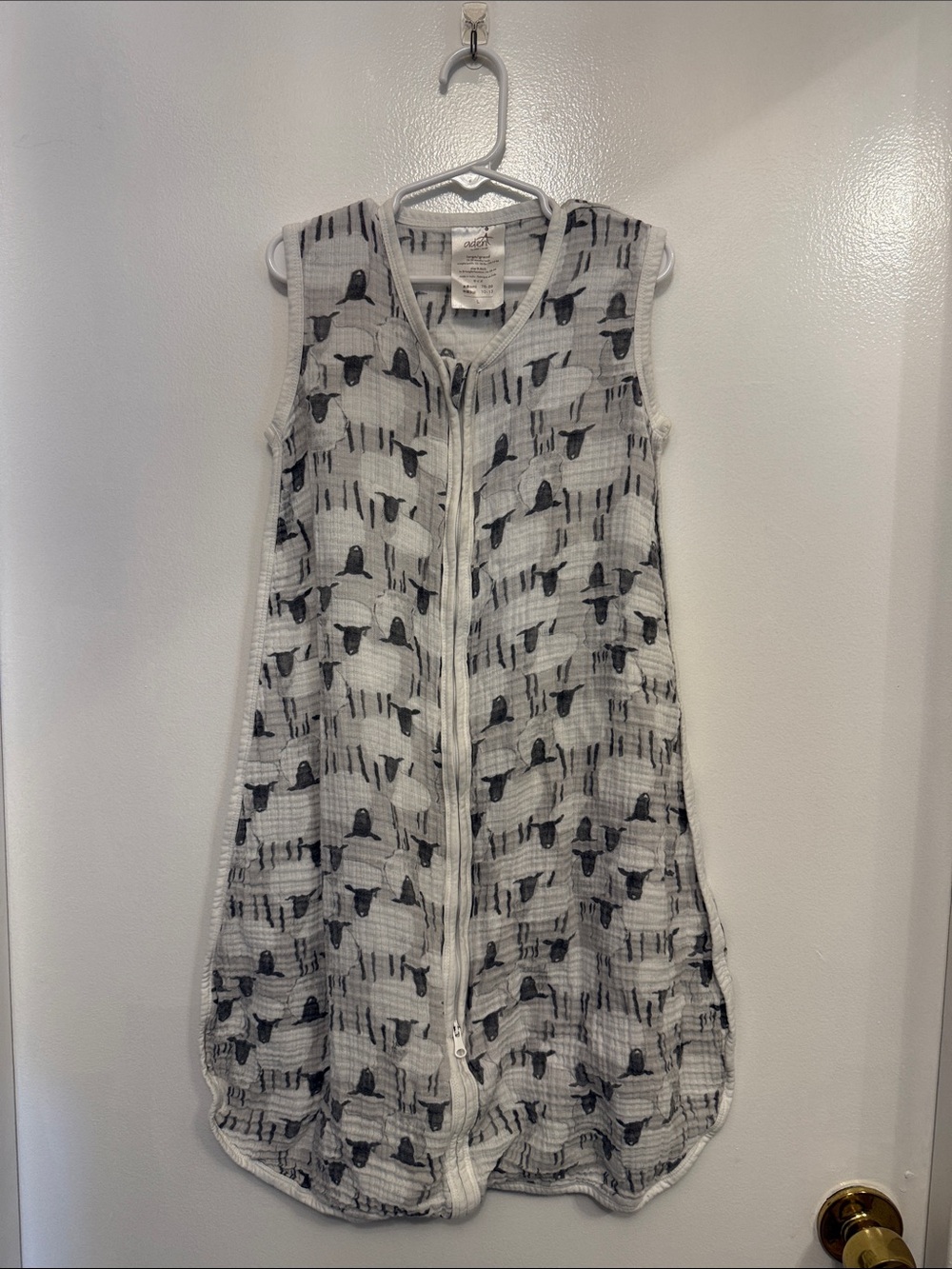 aden + anais Lamp print Sleeveless Zip Sleep Sack